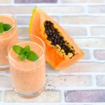طريقة عمل سموثي البابايا باللوز