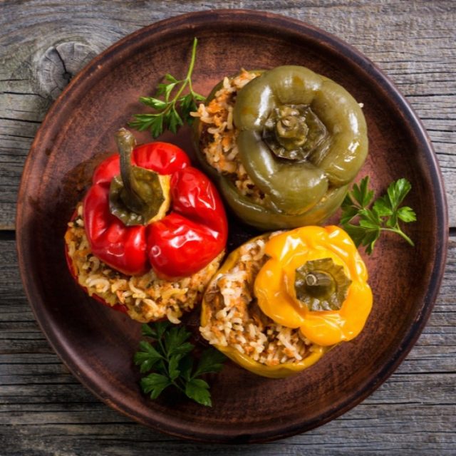 طريقة عمل فلفل محشي بسعرات حرارية أقل