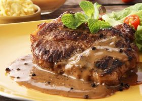 طريقة عمل ستيك بصلصة الفلفل دايت