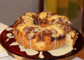 طريقة عمل كيك التفاح والقرفة