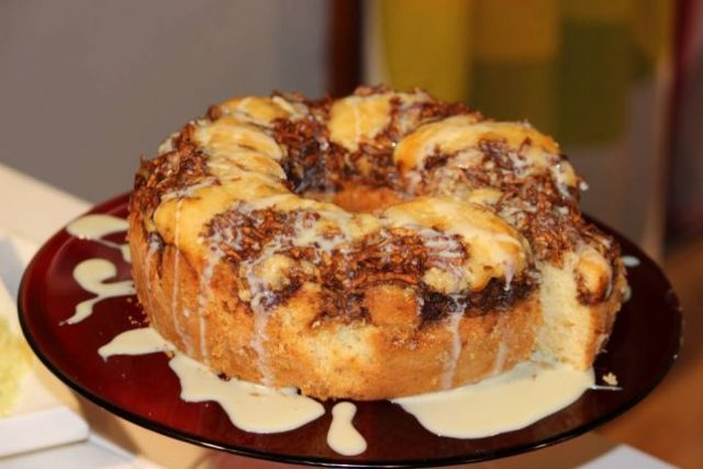 طريقة عمل كيك التفاح والقرفة