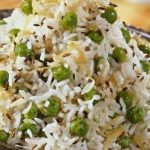 طريقة عمل أرز باللحم والبازيلا
