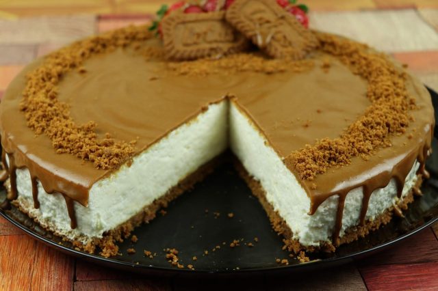 طريقة عمل التشيز كيك باللوتس