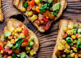 طريقة عمل شرائح التوست بالحشوة المكسيكية