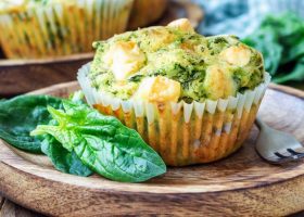 طريقة عمل مافن السبانخ