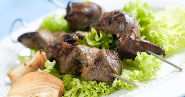 طريقة عمل الكبدة المشوية للرجيم