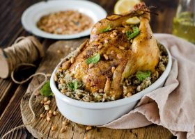 طريقة عمل دجاج محشي بالأرز