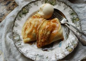 طريقة عمل كريب بالكراميل