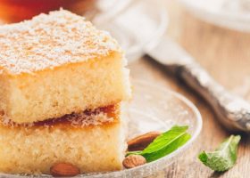 طريقة عمل بسبوسة تركية