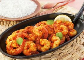 طريقة عمل روبيان مشوي بالتتبيلة الحارة دايت