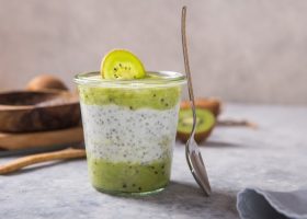 طريقة عمل المهلبية بالكيوي