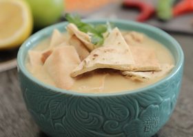 طريقة عمل شوربة البطاطس بالعدس الاصفر