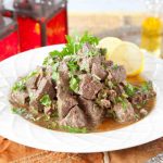 طريقة عمل كبدة الغنم بالكزبرة