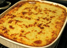 طريقة عمل صينية باذنجان بالدجاج