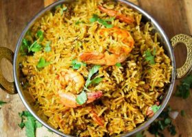 طريقة عمل برياني الروبيان الهندي