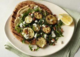 طريقة عمل سلطة الكوسا المشوية