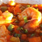 طريقة عمل شوربة روبيان بالخضار