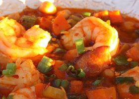 طريقة عمل شوربة روبيان بالخضار