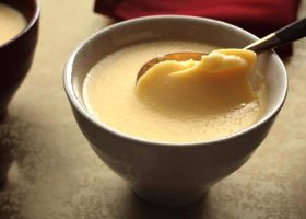 طريقة عمل مهلبية كاسترد بالقشطة