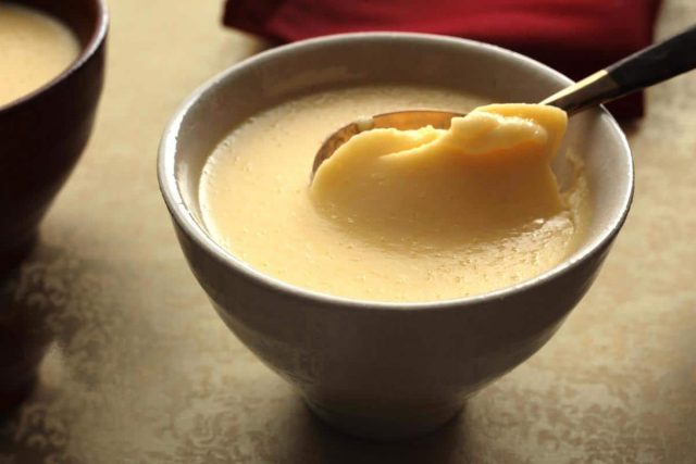 طريقة عمل مهلبية كاسترد بالقشطة