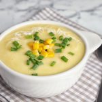 طريقة عمل شوربة الذرة بالقشطة