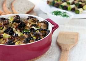 طريقة عمل سلطة الباذنجان المقلي