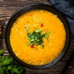 طريقة عمل شوربة الهريس والجزر