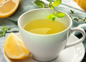 طريقة عمل شاي اخضر بالليمون
