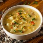 طريقة عمل شوربة الذرة بالخضار