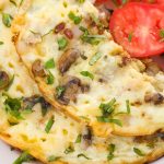 طريقة عمل اومليت خضار مشوي صحي