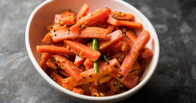 طريقة عمل مخلل الجزر بالحبة السوداء