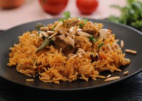 طريقة عمل برياني لحم بالزبادي