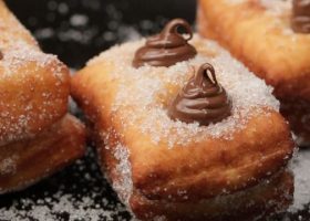 طريقة عمل حلى البف باستري بالنوتيلا