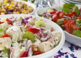 طريقة عمل سلطة كرات البطاطس