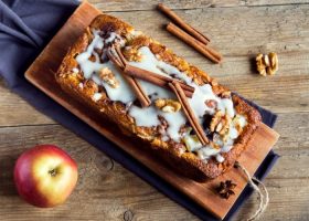 طريقة عمل كيك الجوز والقرفة