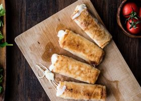 طرية عمل كريب مالح بالجبن دايت