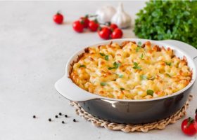 طريقة عمل مكرونة بشاميل بالخضار