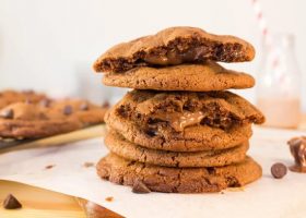 طريقة عمل كوكيز محشي شوكولاته