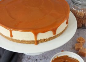 طريقة عمل كراميل تشيز كيك