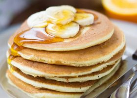 طريقة عمل بان كيك الموز دايت