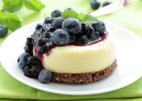 طريقة عمل تشيز كيك ميني بالبلوبري