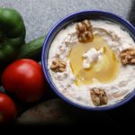 طريقة عمل لبنة بالشطة والجوز