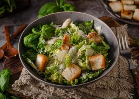 طريقة عمل سلطة سيزر كيتو