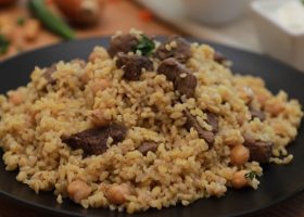 طريقة عمل برغل بدفين باللحم