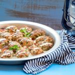 طريقة عمل صينية سمك بالطحينية والطماطم