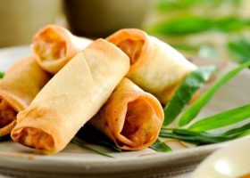 طريقة عمل سبرينج رول بالخضار مشوي للدايت