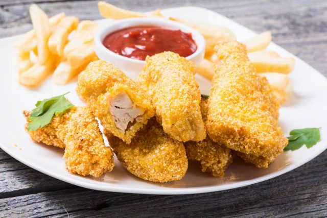 طريقة عمل أصابع الدجاج المقلية