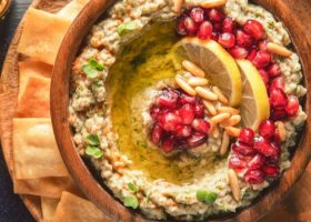 طريقة عمل متبل الباذنجان المشوي