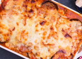 طريقة عمل لازانيا الباذنجان كيتو