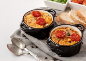 طريقة عمل شوربة الملفوف المدخن